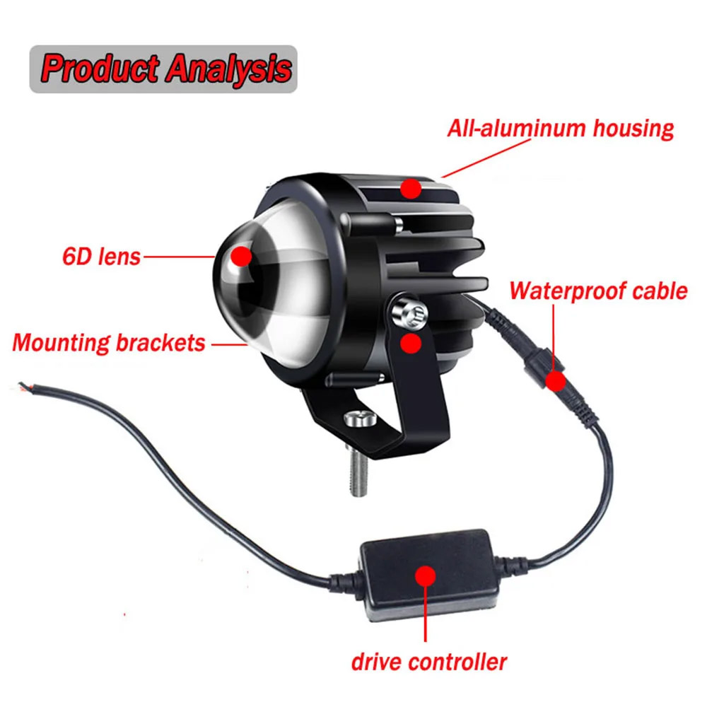 Moto lampe à LED phare project - Headlight Aiming Tool avis et prix