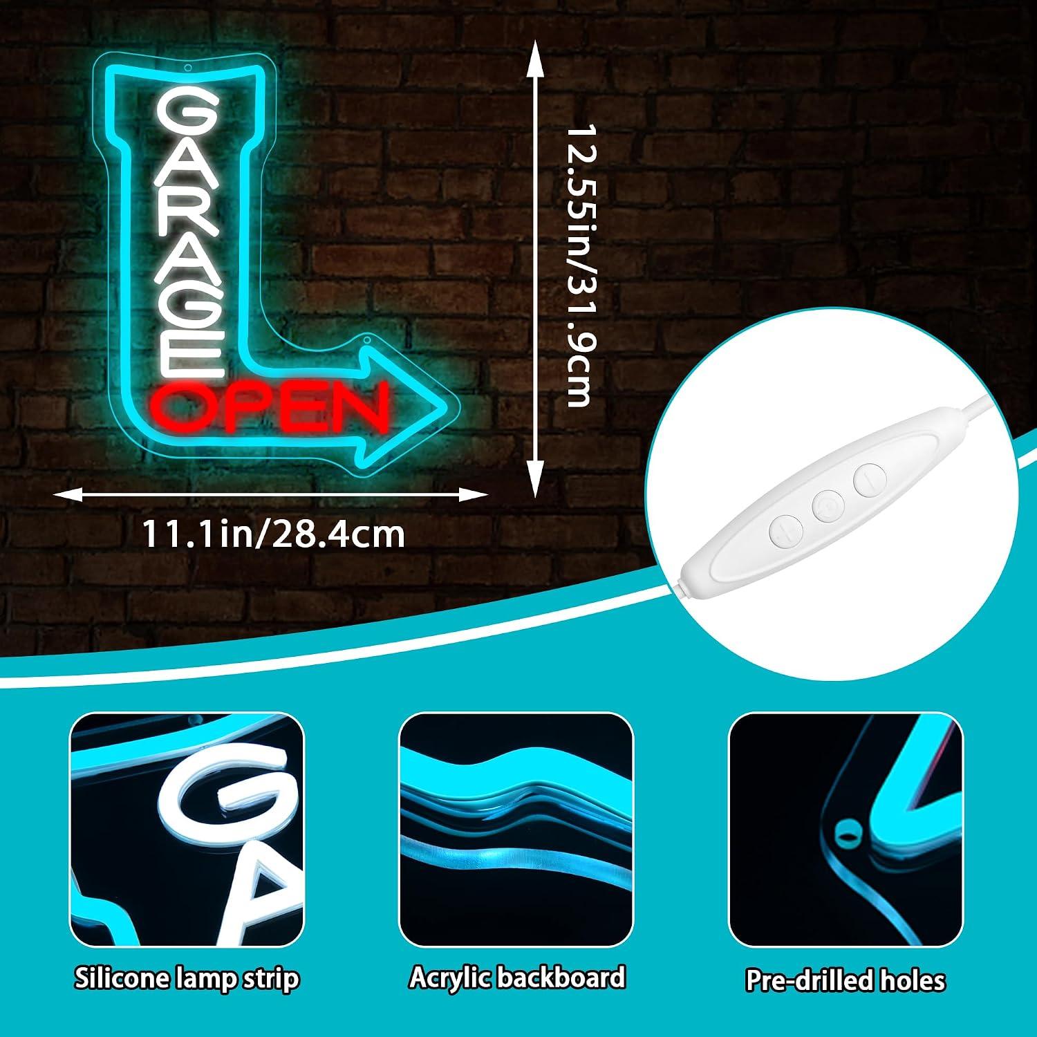 Enseigne néon LED USB à intens - Auto Repair Shop Open avis et prix